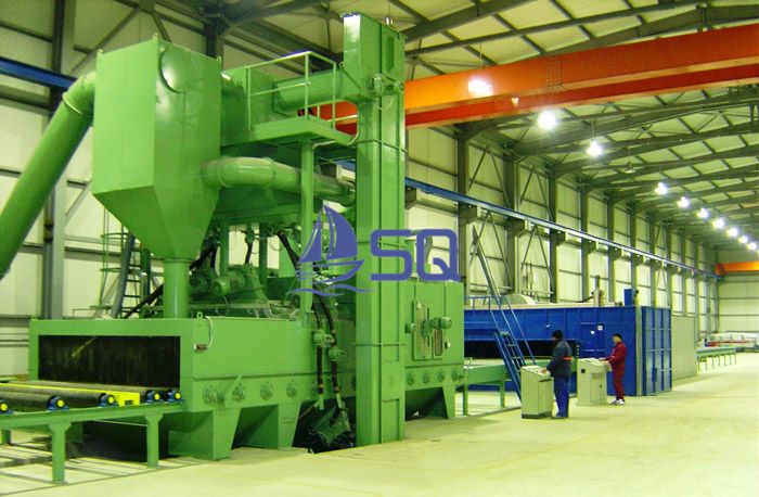 Steel Sheet Plate Shot Blast Machine