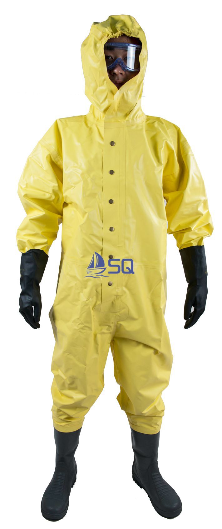 NON-AIR-TIGHTNESS TYPE CHEMICAL PROTECTIVE SUIT