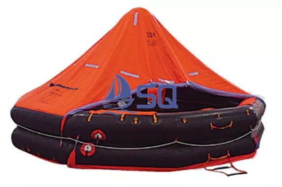 KHR type both sides of a canopied reversible inflatable liferafts