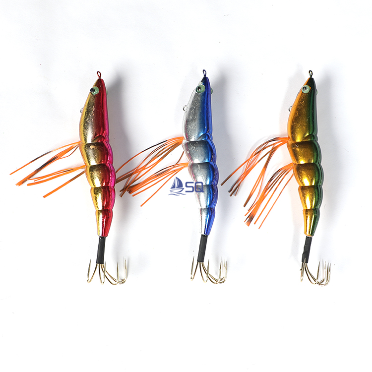 Electroplating Five Claws Bamboo Shrimp Fishing Hook Fishing