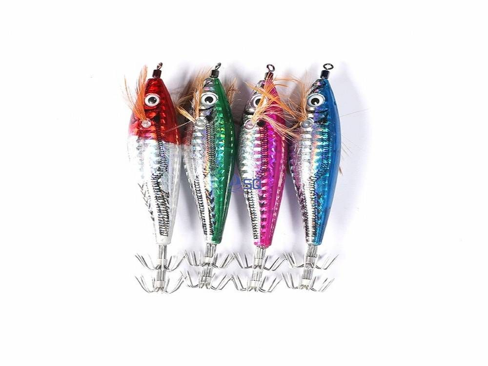 Laser Round Belly Shrimp Lure Squid Jig