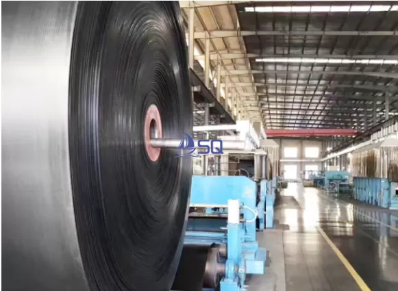 Stacked conveyor belts