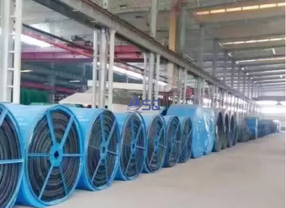 MINE USE FLAME-RESISTANT FABRIC CONVEYOR BELT