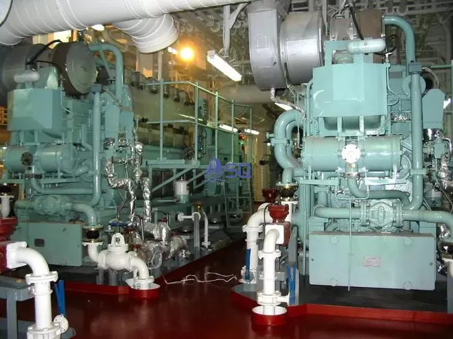 Ship engine equipment