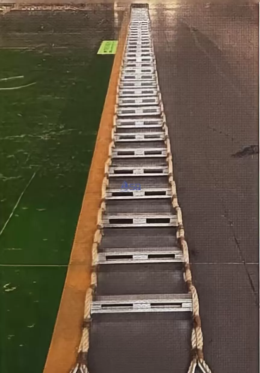Aluminum Alloy Rope Ladder with Gs type oval step