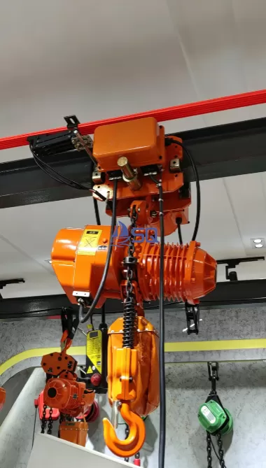 Running type electric chain hoist with Certificate