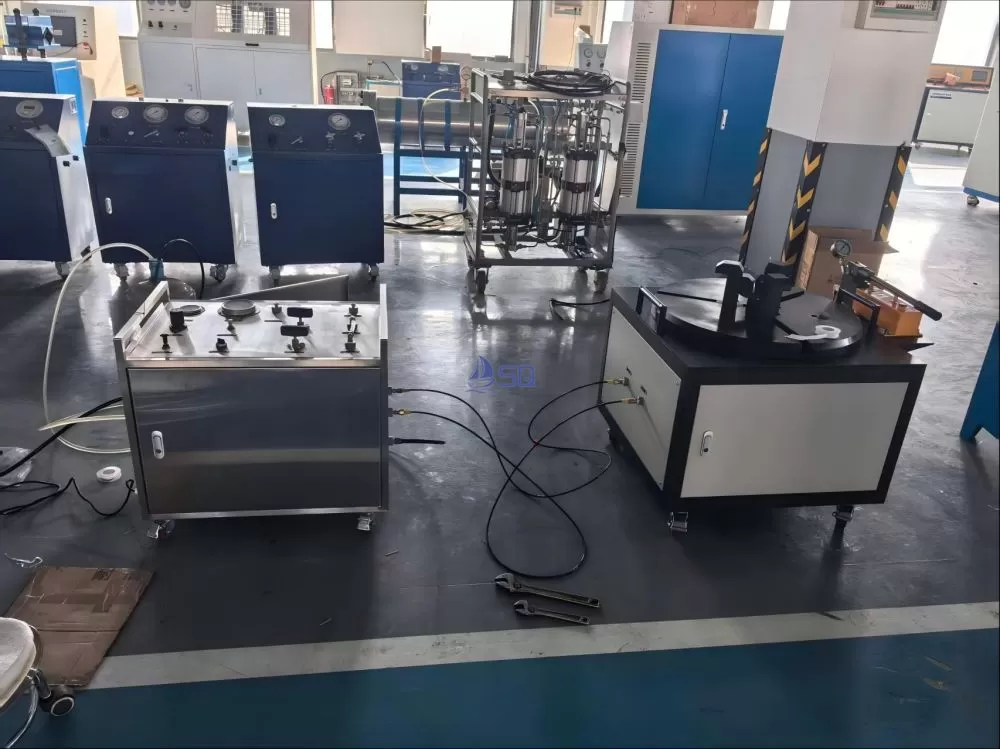 Portable test safety valve bench 