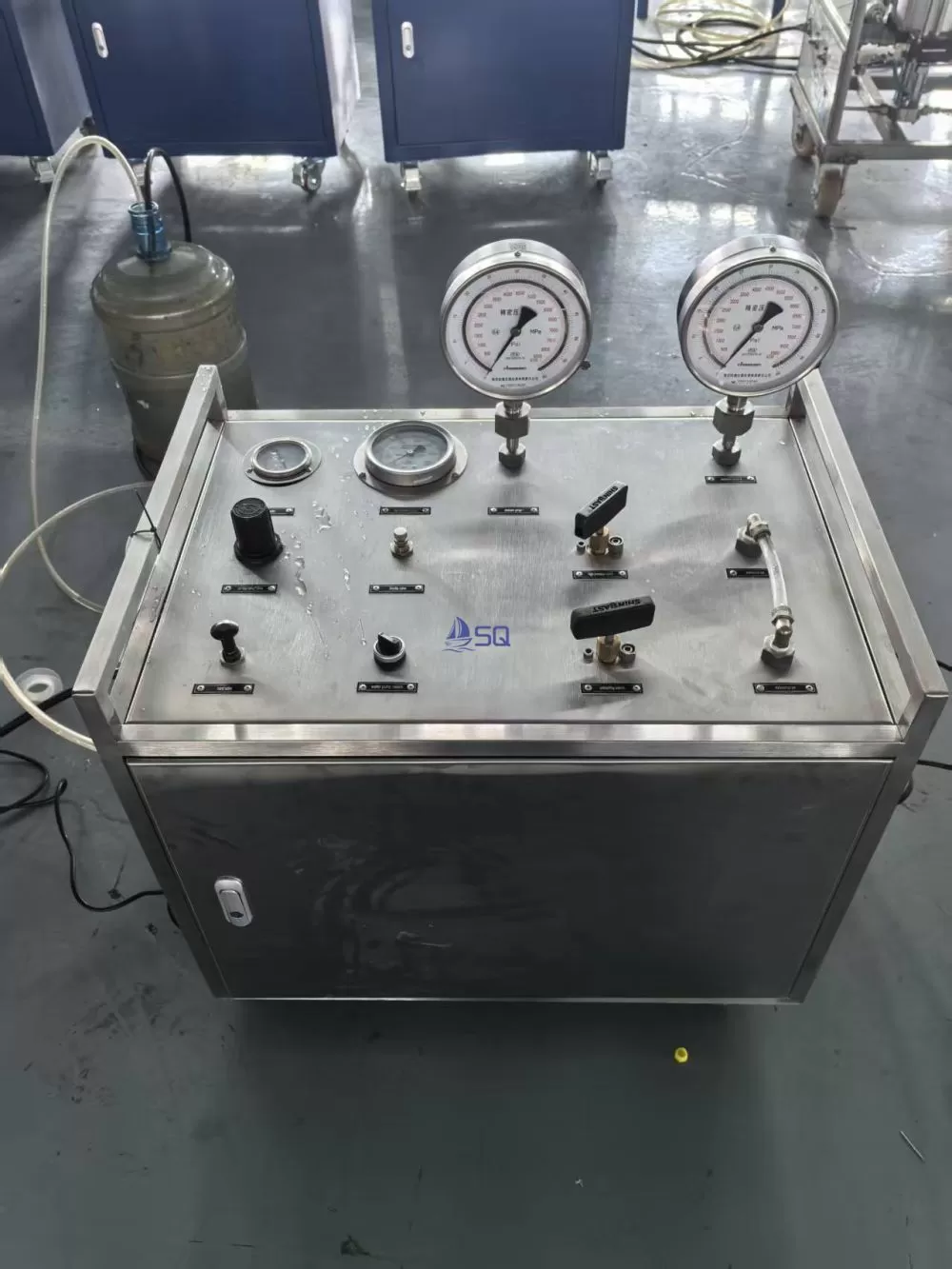 Portable test safety valve bench 