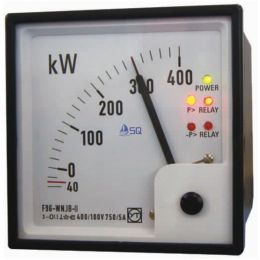 Wattmeter with recerse power relay